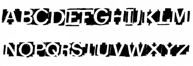 HeavyLoading Font Litere mari