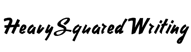 HeavySquaredWriting  Fuentes Gratis Descargar