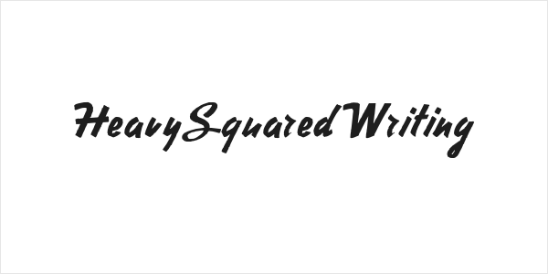 HeavySquaredWriting Logo