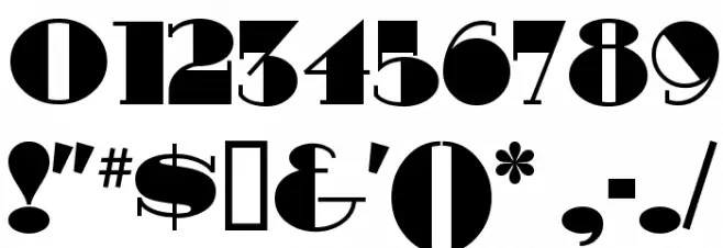 HeavyTripp UltraBold Font OTHER CHARS