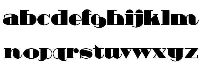HeavyTripp UltraBold Font LOWERCASE