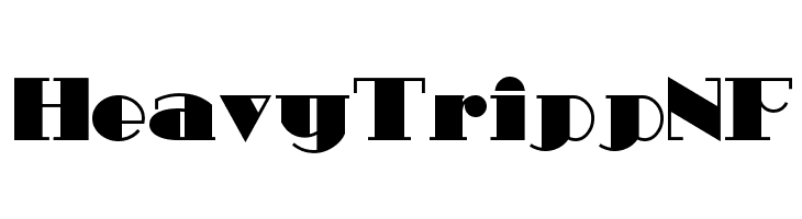 HeavyTrippNF  les polices de caractères gratuit tlcharger