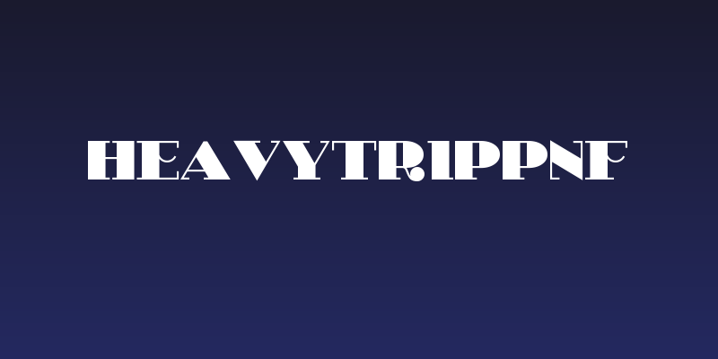 HeavyTrippNF Social Header