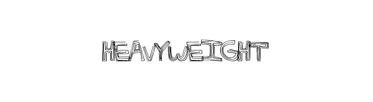 HeavyWeight Font