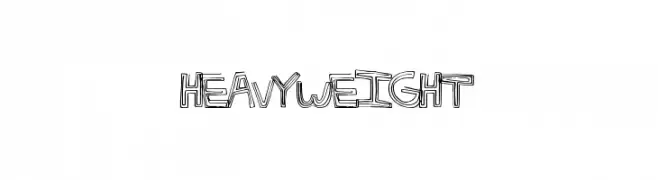 HeavyWeight  Frei Schriftart Herunterladen
