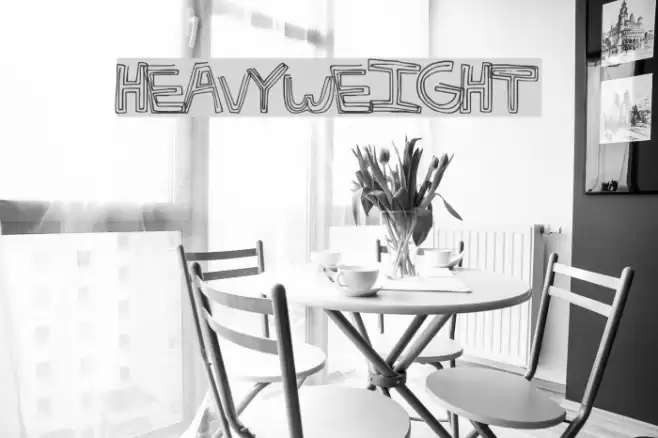 HeavyWeight Font examples