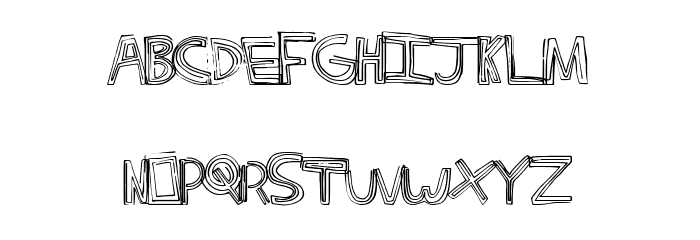 HeavyWeight Font LOWERCASE