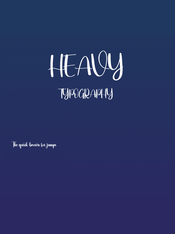Heavy Poster