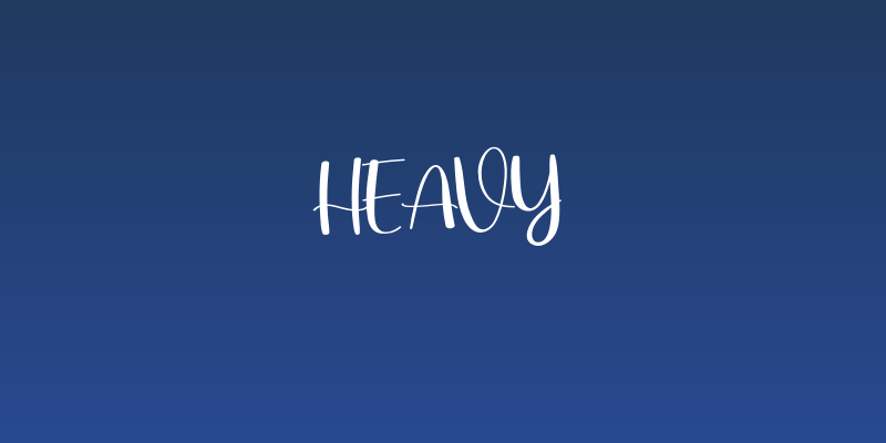 Heavy Social Header