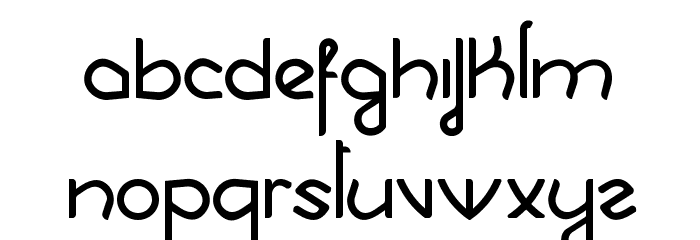Hebe Font LOWERCASE
