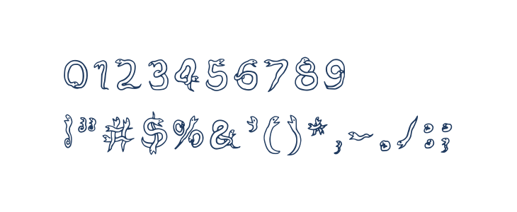 Hebisanfont Regular Other Characters