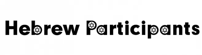 Hebrew Participants  baixar fontes gratis