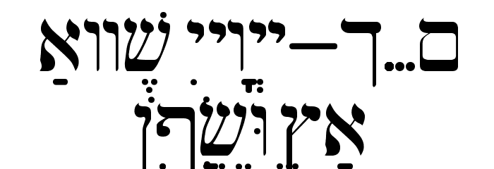 hebrew font for word download free