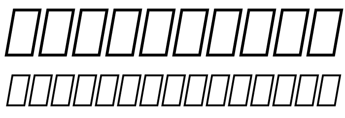 Hebydia Demo Font OTHER CHARS