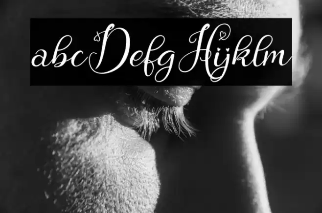 Hebydia-Demo Font examples