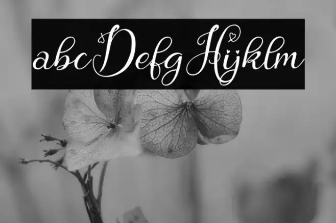 Hebydia-Demo Font examples