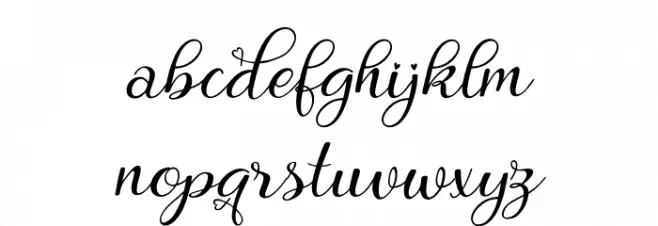 Hebydia-Demo Font LOWERCASE