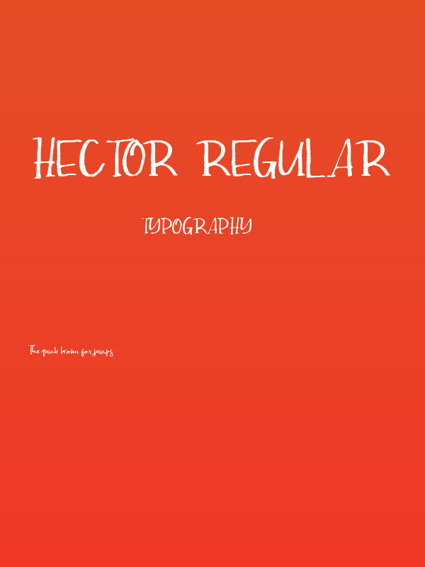 Hector-Regular Poster