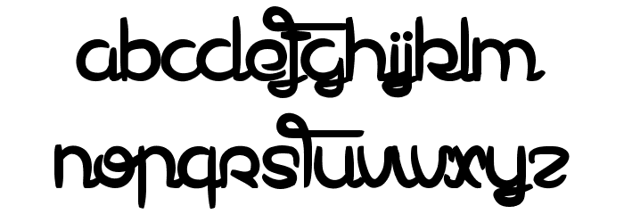 Hector le Dragon ---- Free for personal use contact me for license Font LOWERCASE