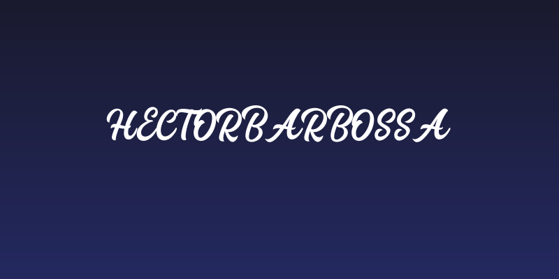 HectorBarbossa Social Header