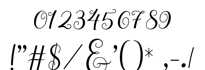 Hedaga Font OTHER CHARS