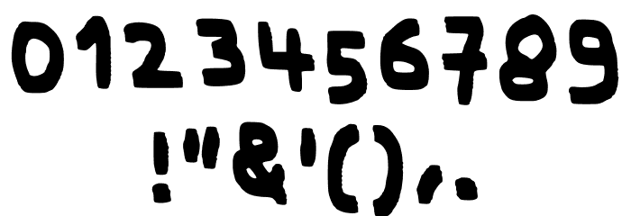 Hedeferva Regular フォント その他の文字