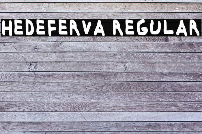 Hedeferva Regular Example 2