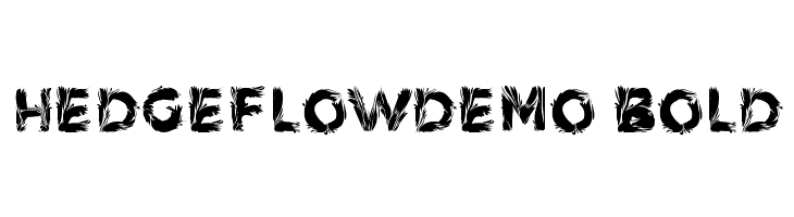 HedgeFlowDemo Bold Font