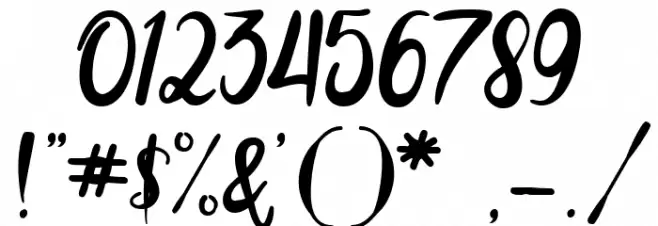 Hedon Regular Font OTHER CHARS