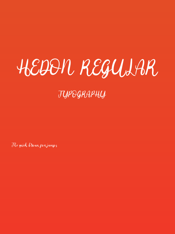 Hedon Regular Poster