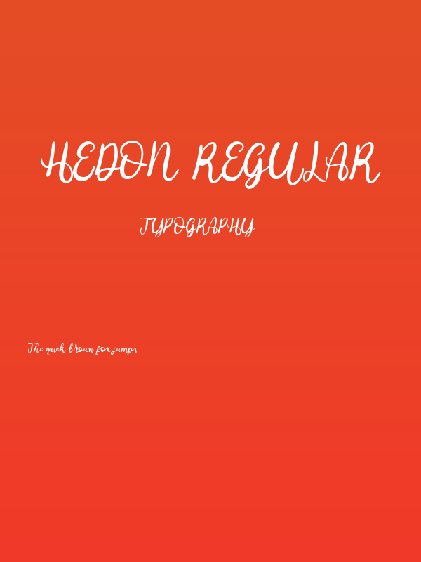 Hedon Regular Poster