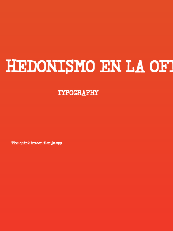 Hedonismo En La Oficina Poster