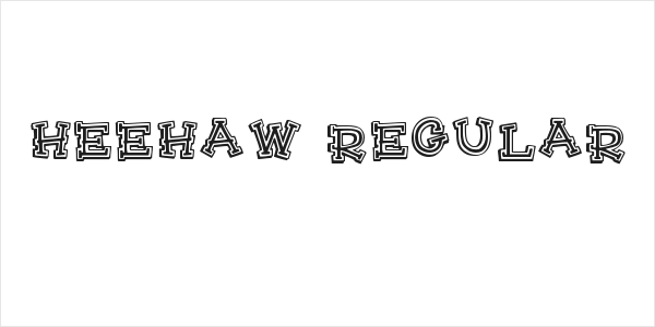 HeeHaw Regular Logo