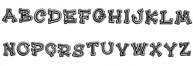 HeeHaw Regular Polices MINUSCULES