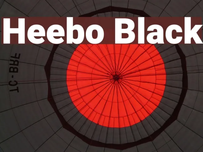 Heebo Black Example 1