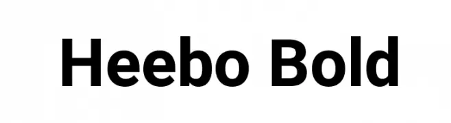 Heebo Bold  Fuentes Gratis Descargar