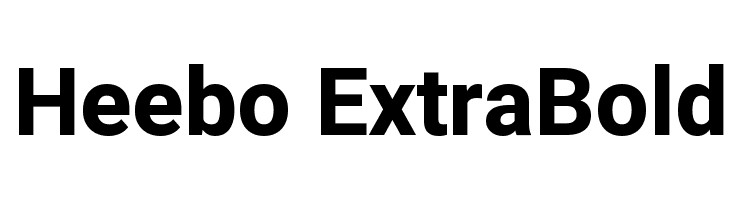 Шрифт extrabold