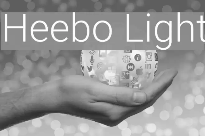 Heebo Light  examples