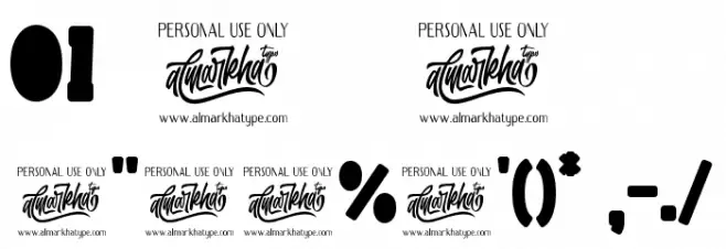 Heellaaz Font OTHER CHARS