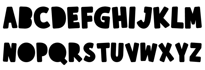 Heellaaz Font LOWERCASE