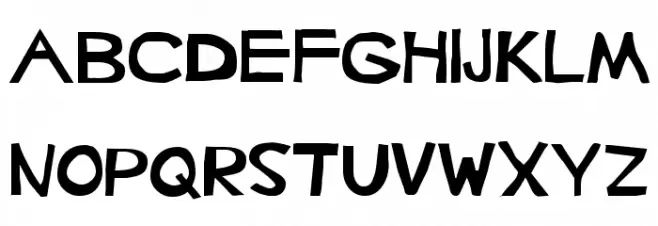 Heffaklump Schriftart Groß