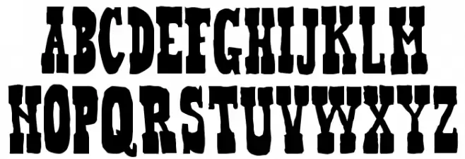 Heffer Шрифта ВЕРХНИЙ