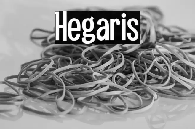 Hegaris Font examples