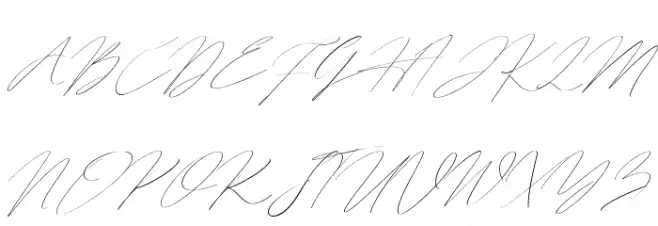 Hegomoni Signature Шрифта ВЕРХНИЙ
