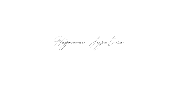 Hegomoni Signature Logo