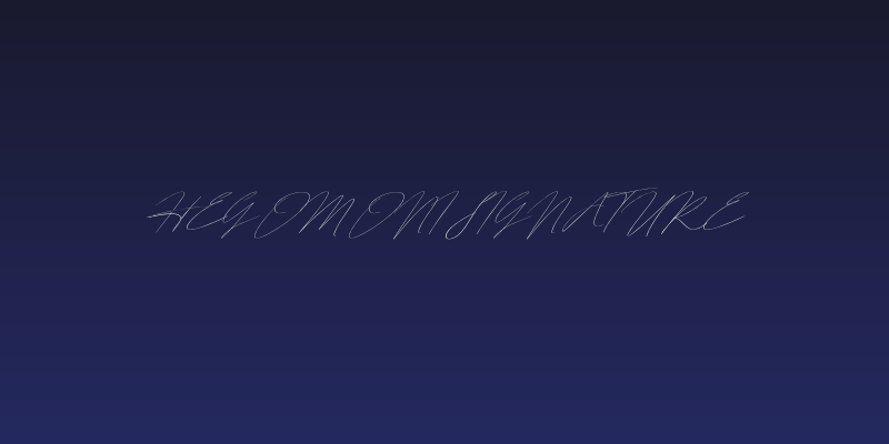 HegomoniSignature Social Header