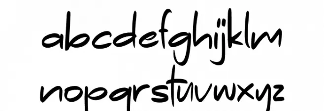 Hegora FREE Caratteri MINUSCOLO