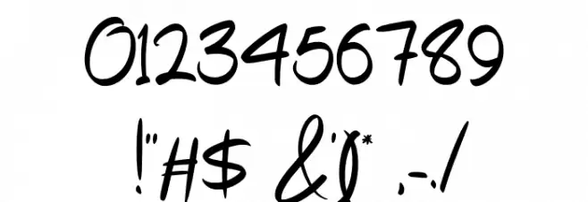 HegoraFREE Шрифта ДРУГИЕ символов