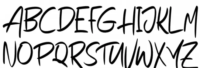 HegoraFREE Шрифта ВЕРХНИЙ