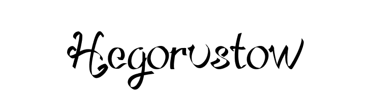 Hegorustow  Fuentes Gratis Descargar